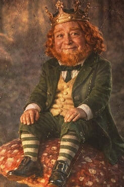 King Brian - The Ruler of the wee folk of Knocknasheega. Mischief and magic are in his blood.