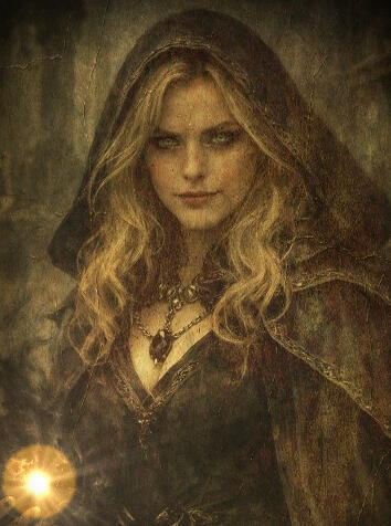 Arabella - Merlin’s fallen apprentice, slowly consumed by the darkness of Morgana herself. She follows a path that may destroy everything she seeks to rule.